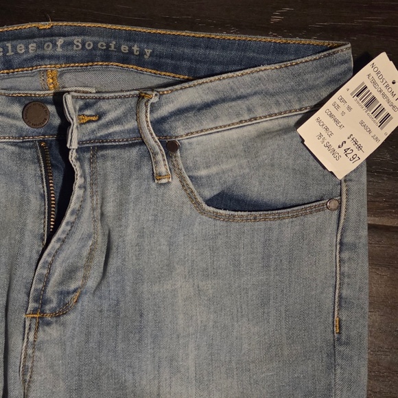 ARTICLES OF SOCIETY DENIM JEANS SKINNY FIT NWT SIZE 10 NORDSTROM - Picture 5 of 6
